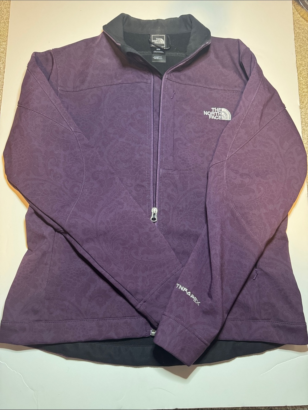 The North Face Women's Deep Purple Half-Zip Fleece Jacket
